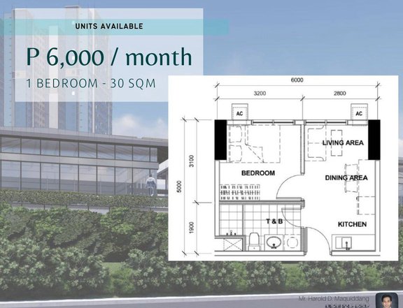 Condo in Pasig 4,000 month Studio Type Pre Selling Investment