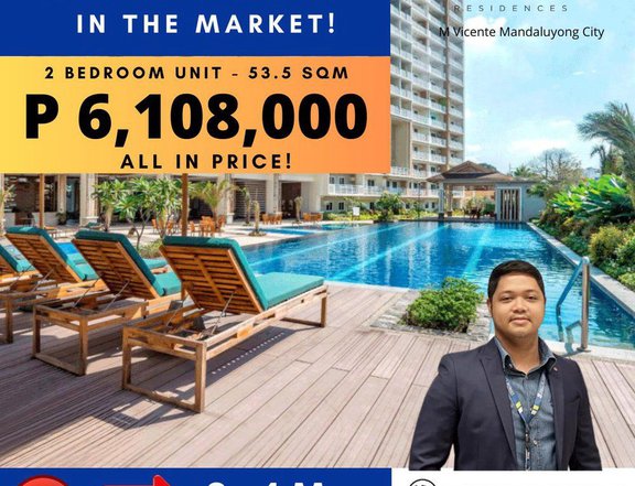 AFFORDABLE 2-bedroom Condo For Sale in Mandaluyong - DMCI KAI GARDEN