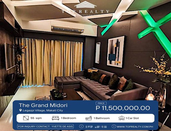 1 Bedroom Fully Furnished Condo for Sale in Grand Midori, Makati City