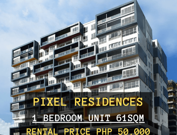 Pixel Residences 1 Bedroom Unit For Sale For Lease For Rent in Aseana City Paranaque City 1BR 1BR