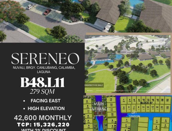 Residential Lot In Nuvali Calamba Laguna - Sereneo by ALVEO Land an Ayala Land Company
