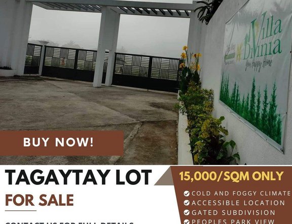 150 sqm Tagaytay Residential Lot For Sale