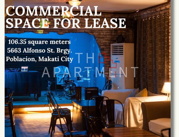 COMMERCIAL SPACE FOR LEASE IN VINE BLDG BRGY POBLACION MAKATI CITY