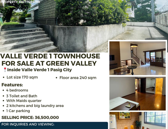 Valle Verde 1 Townhouse for Sale