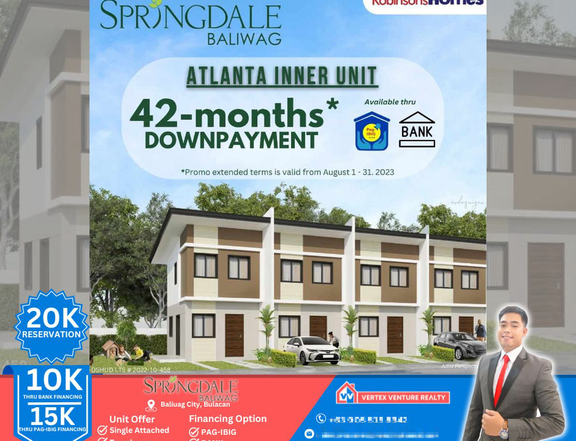 2-bedroom Townhouse For Sale in Baliuag Bulacan near NLEX, Bypass Rd
