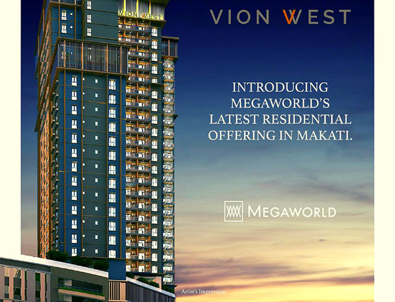 24SQM. Smart Condo Vion West Makati Megaworld|Php 12,000