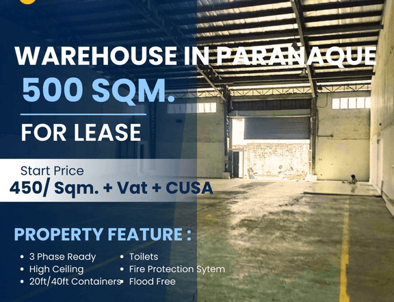 Warehouse (Commercial) For Rent in Paranaque