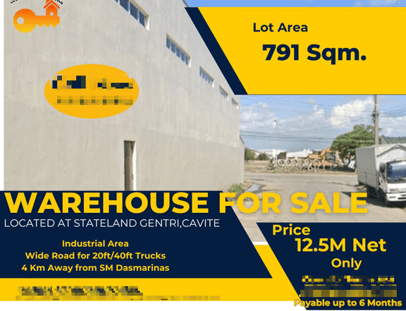 791 Sqm. Warehouse in Stateland Gentri