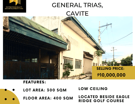 Warehouse with MEZZANINE For Sale in General Trias Cavite