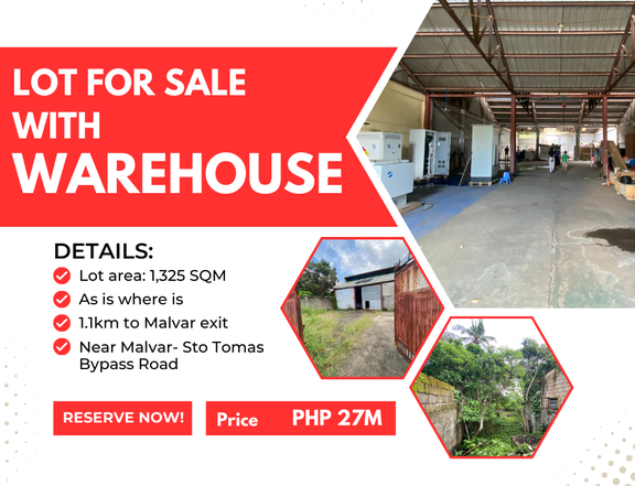 Prime Location Warehouse For Sale in Malvar, Batangas!