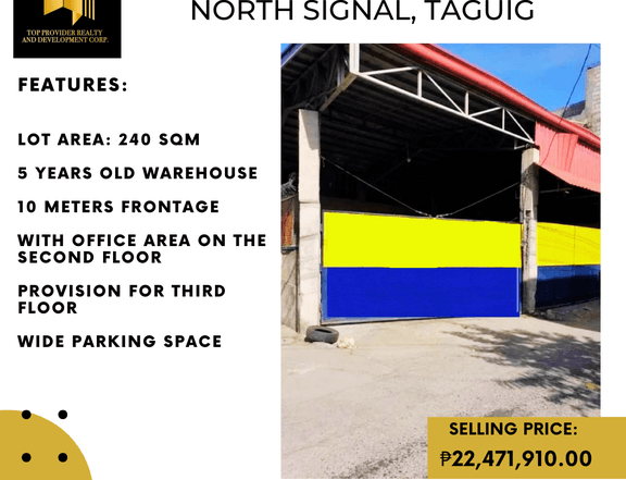 RUSH Warehouse FOR SALE in Taguig