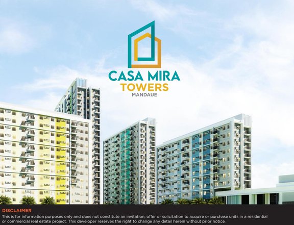 Casa Mira 20.13 sqm Studio Condo For Sale in Mandaue Cebu