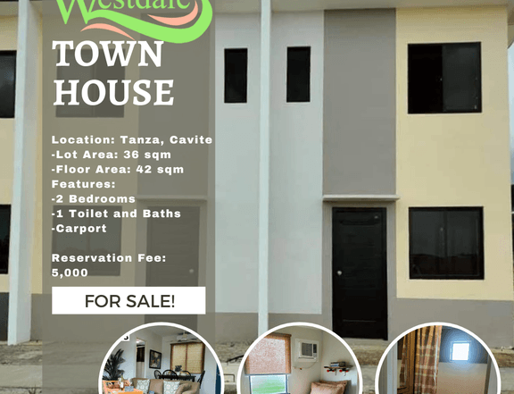 2BR Westdale Villas Townhouse For Sale in Naic Cavite