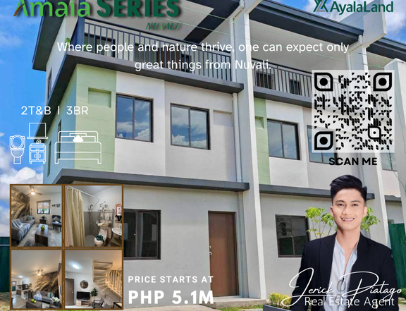 COMPLETE FINISHED 3 BEDROOM'S TOWNHOUSE FOR SALE IIN NUVALI, LAGUNA.
