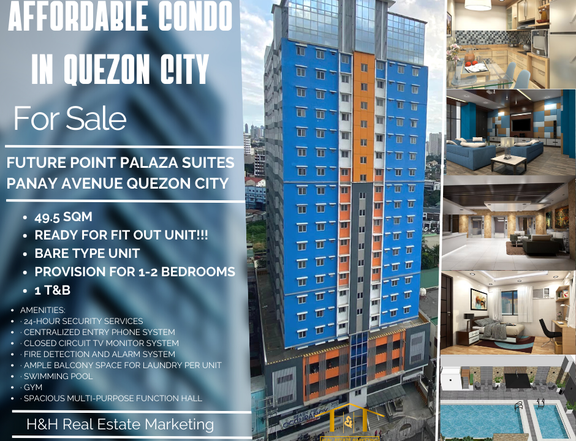 READY FOR OCCUPANCY 1-2 BEDROOM CONDO IN QUEZON CITY