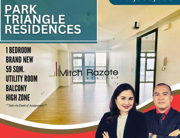 Brand New 1 Bedroom Unit For Sale at PARK TRIANGLE RESIDENCES