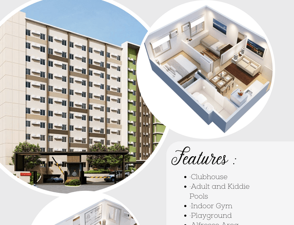 32.00 sqm 2-bedroom Condo For Sale in Quezon City / QC Metro Manila