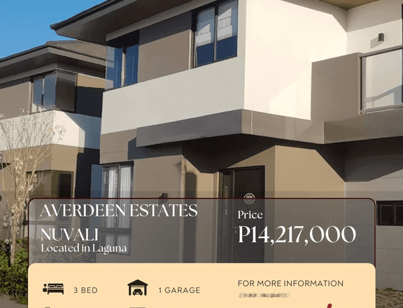 SPACIOUS DETACHED HOUSE FOR SALE IN NUVALI