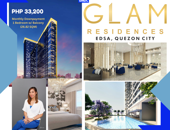 GLAM RESIDENCES 1BR with Balcony for Sale