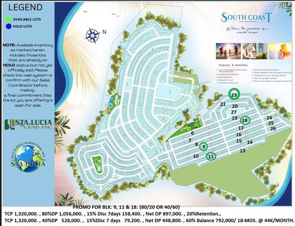 120 sqm Beach Lot For Sale in SouthCoast Batangas @ 9K/ SQ.M.