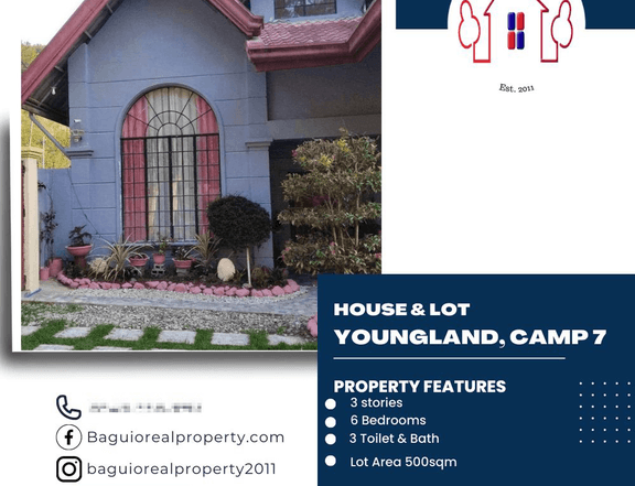 6-bedroom Single Detached House For Sale in Baguio City