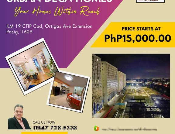 Most affordable 3-bedroom Condo in Ortigas Pasig City
