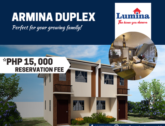 Lumina Armina 3-bedroom Duplex / Twin House For Sale in Tanza Cavite