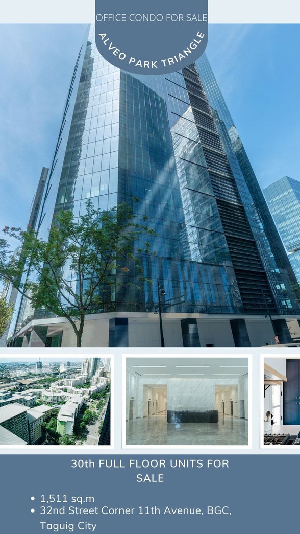 30 Storey Commercial Property For Sale Bgc Bonifacio Global City The