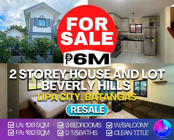 Beverly Hills Properties For Sale Lipa Batangas [366 Properties] (September 2026) on
