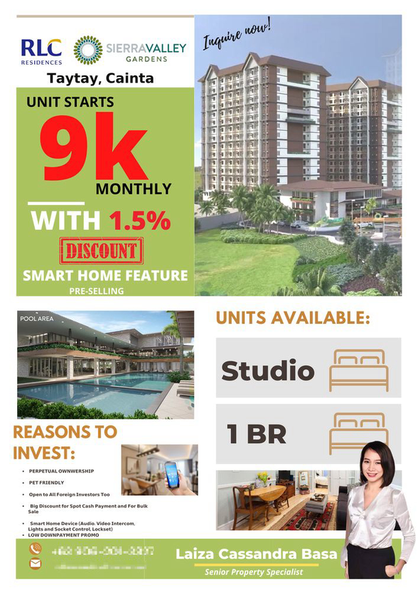 Cambridge Village Condominium Cainta Rizal [19,442 Properties] (May