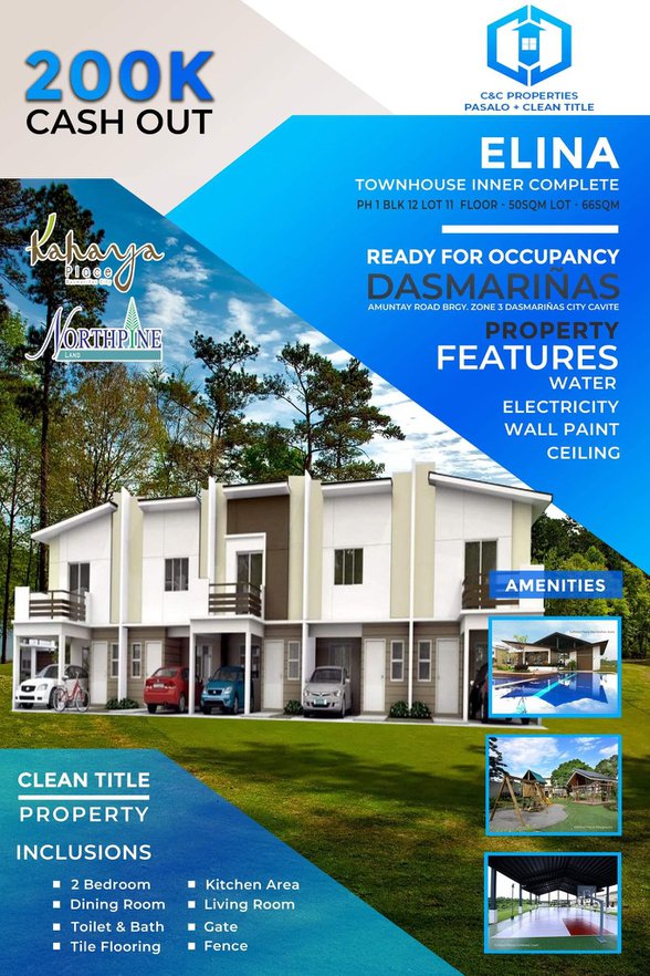 Clean Title House And Lot For Sale Cavite City Cavite 🏘️ [1,095