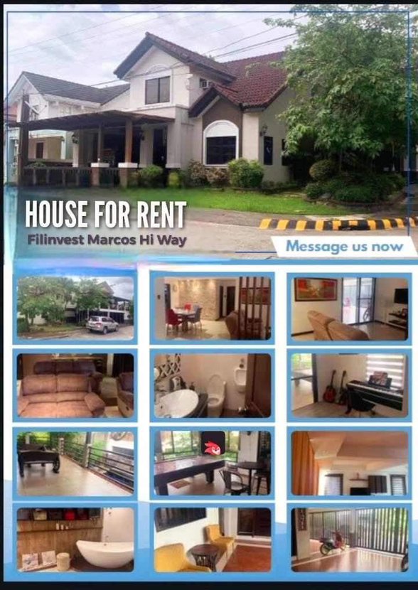 6 Bedroom House And Lot For Rent Cainta Rizal [2 Properties] (August