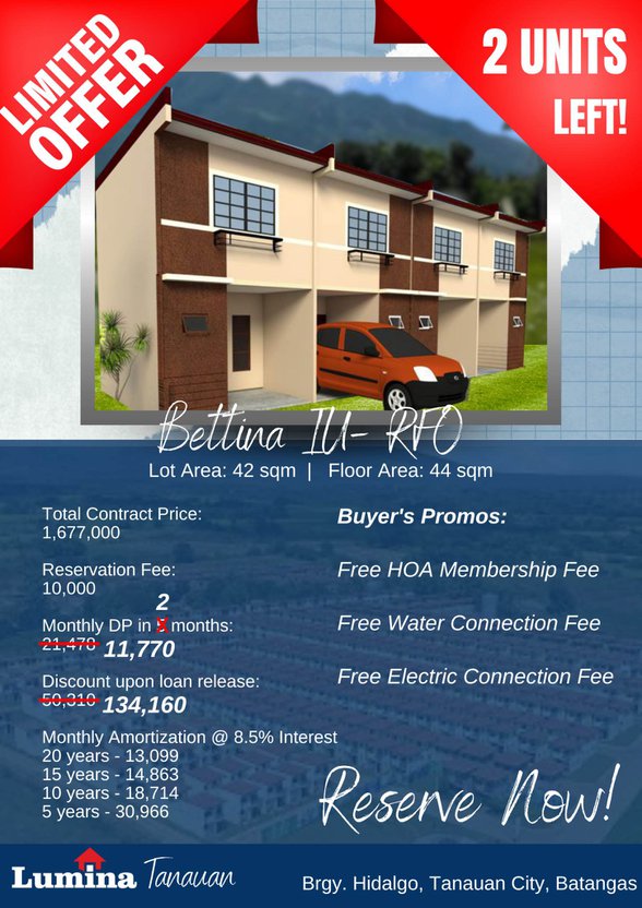 2 Bedroom House And Lot For Sale San Jose Batangas 🏘️ [724 Properties