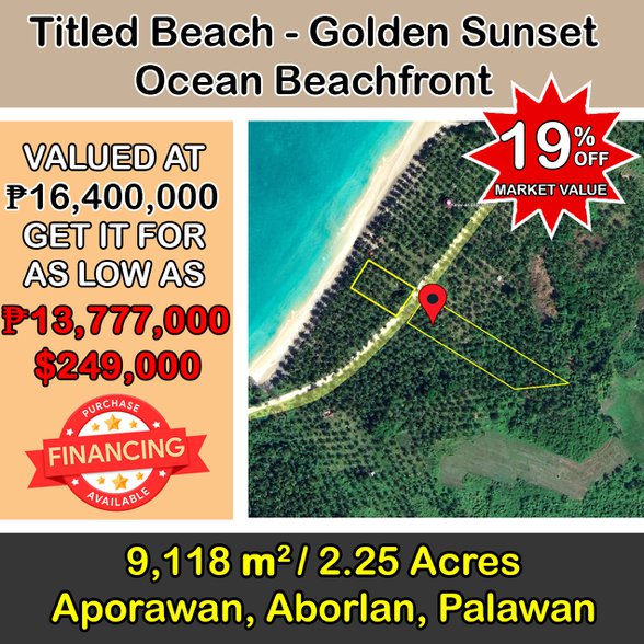 Beach Property For Sale Palawan 🏖️ [109 Properties] (January 2024) on