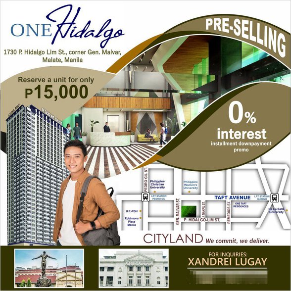 Cityland One Hidalgo Condo For Sale Manila 🏙️ [8,947 Properties] (May