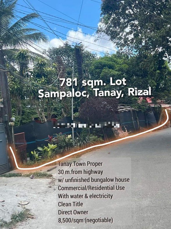 Commercial Lot For Sale Tanay Rizal 🚜 [64 Properties] (March 2024) on