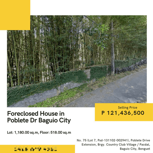 Foreclosed House And Lot For Sale In Baguio City 🏘️ [159 Properties