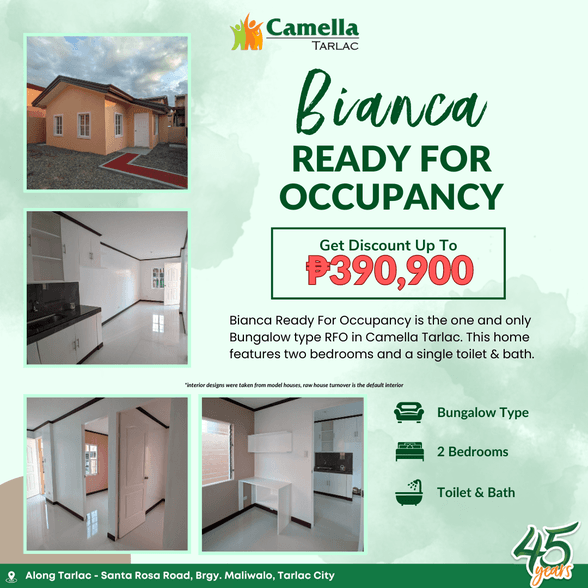 Ready For Occupancy House And Lot For Sale Tarlac City Tarlac [110