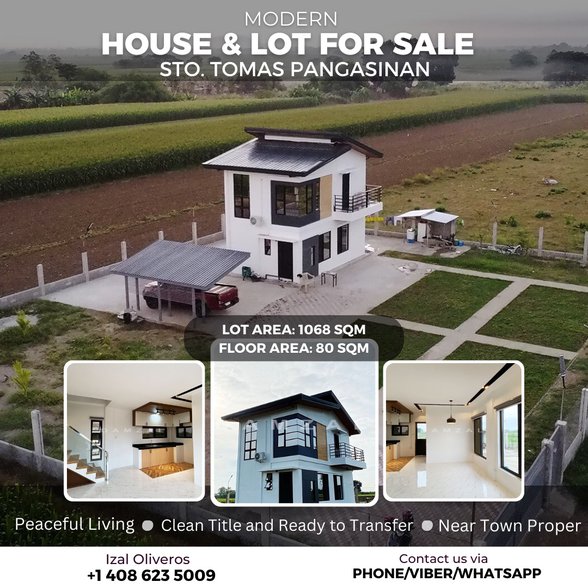 2 Storey House And Lot For Sale Santo Tomas Pangasinan [145 Properties