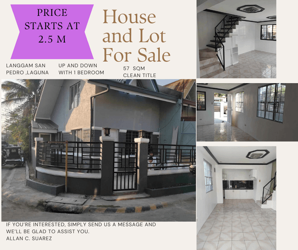 Affordable Ready For Occupancy House And Lot For Sale San Pedro Laguna ...