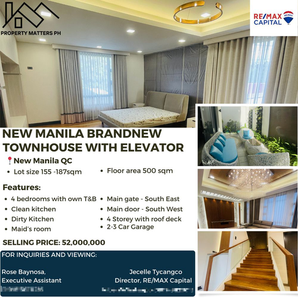 House And Lot For Sale New Manila Quezon City Qc 🏘️ [3,455 Properties