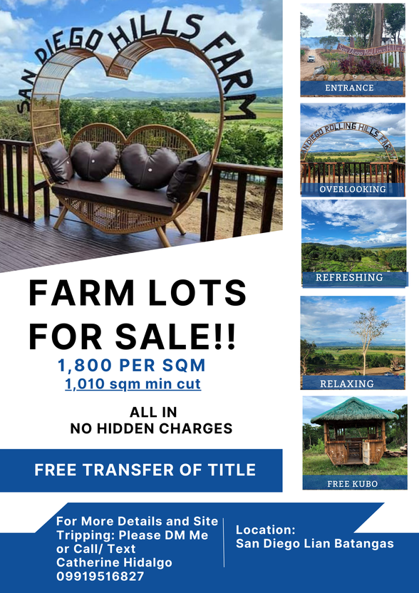 Agricultural Farm Lot For Sale Calatagan Batangas 🚜 [106 Properties