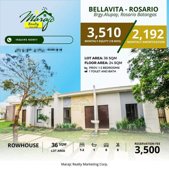 Bungalow House And Lot For Sale Rosario Batangas 🏘️ [144 Properties] (October 2023) on