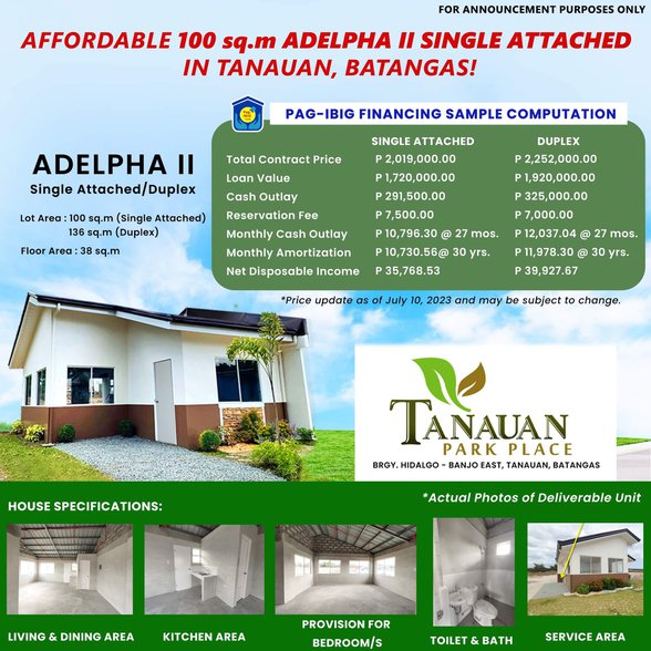 Pag Ibig House And Lot For Sale Laurel Batangas [761 Properties] (July