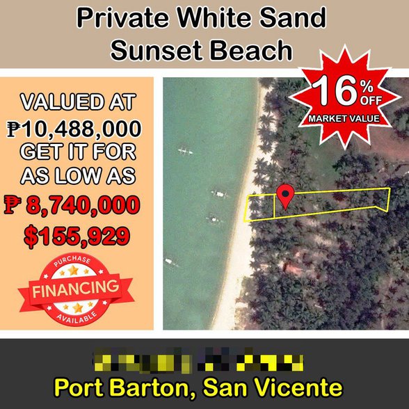 For Sale By Owner Beach Property For Sale San Vicente Palawan 🏖️ [452