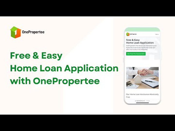 What is the process of the Home Loan Assistance of OnePropertee?