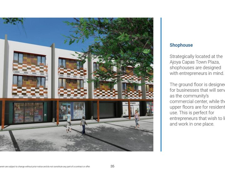 Retail Space for Sale Ajoya Capas by AboitizLand: Invest and Own your Commercial Rental Business