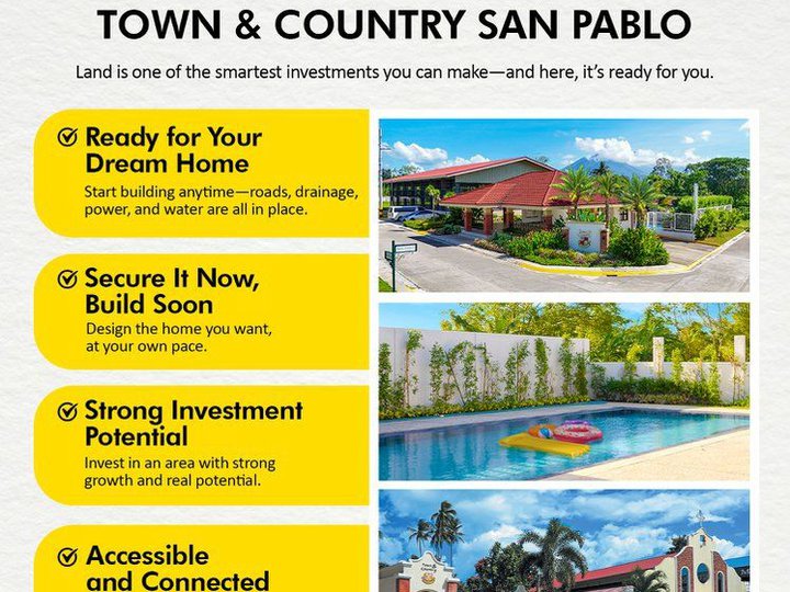 Hulugang Lupa Lot for Sale Low Downpayment FREE Bank Loan Assistance: Town and Country San Pablo