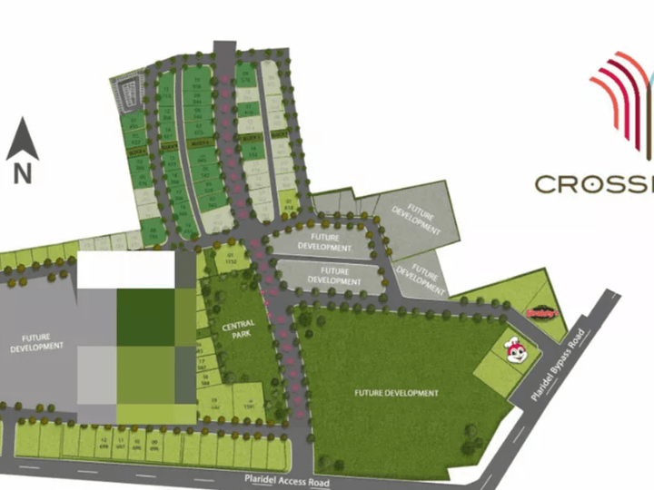 Prime commercial lots at Ayala Land's Crossroads Estate in Plaridel, Bulacan