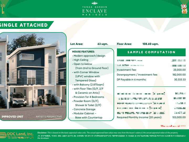 Spacious 4-bedroom House and Lot for Sale in Tanza Garden Enclave Marigold